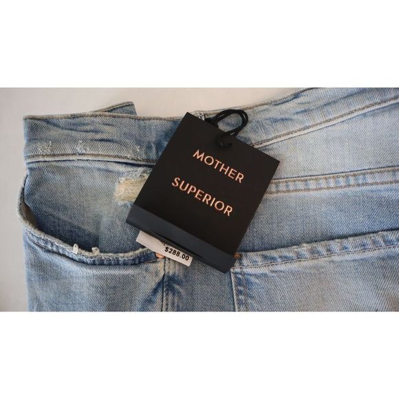 Mother Superior Sz 29 An Icy Confession Denim The Trickster Ankle Jeans $288 - Picture 3 of 16